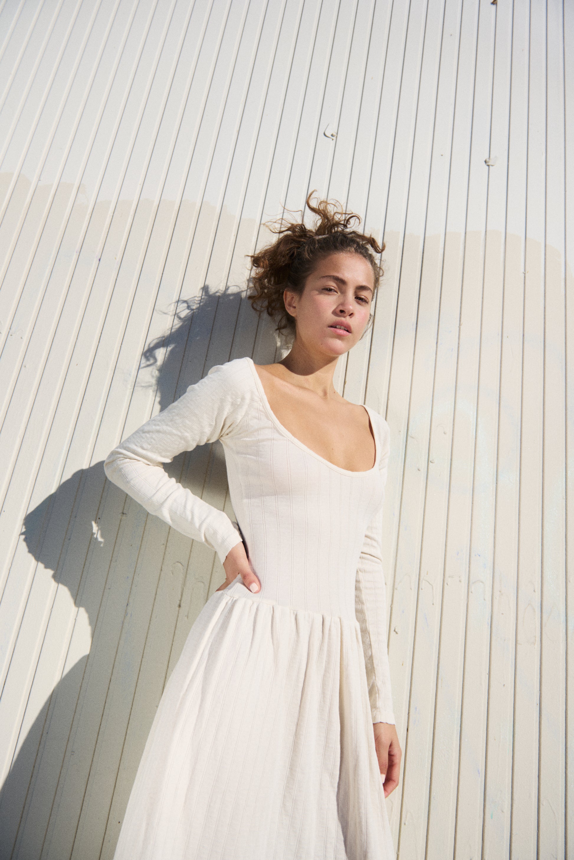 cotton pointelle dress Pina Dress