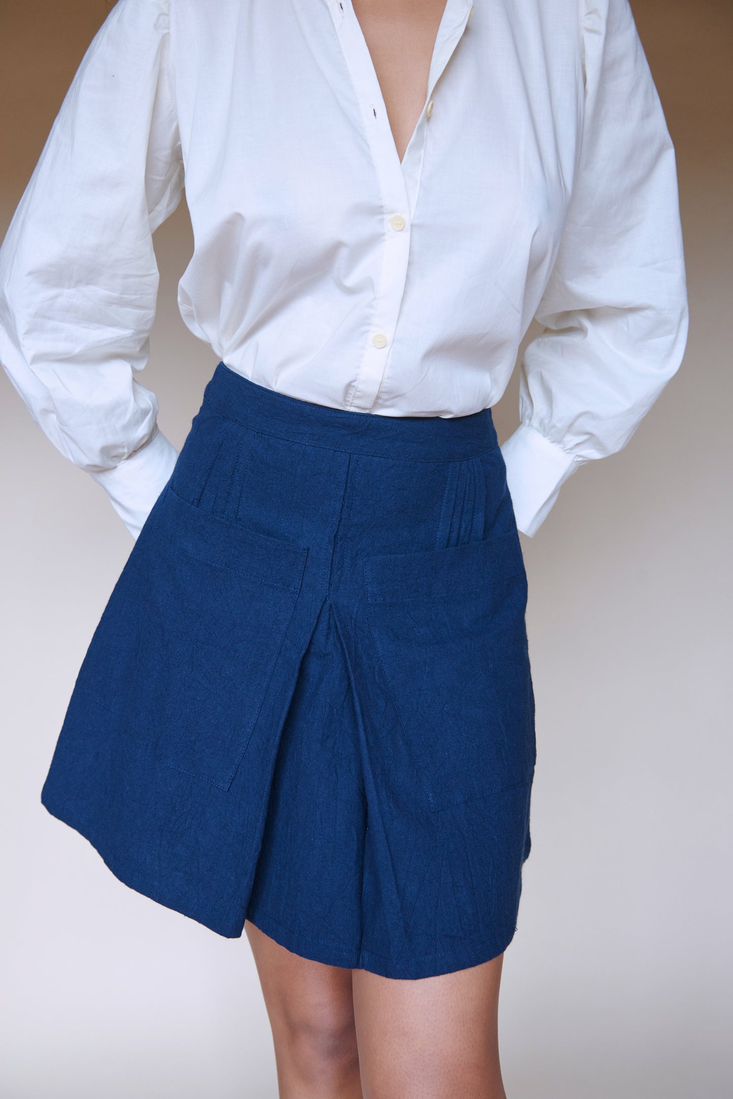 Leon Mini Skirt - Navy