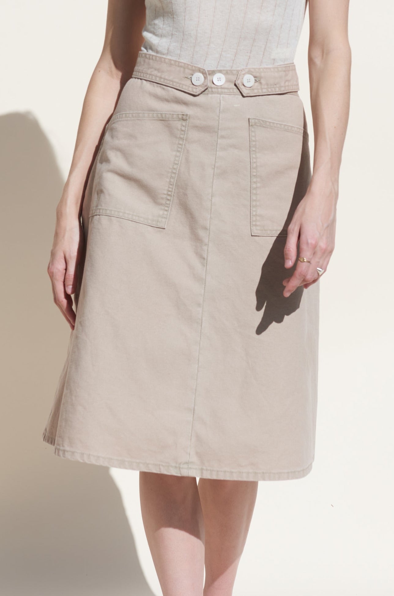 Ada Skirt - Cement