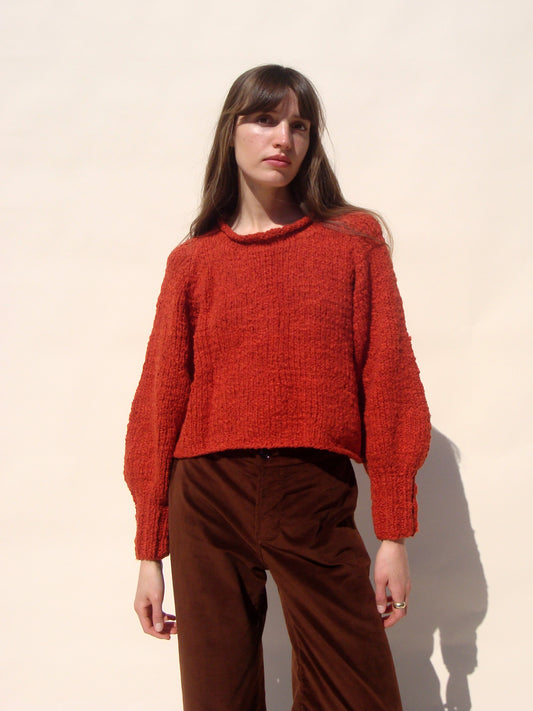 Nogu Handknit Pullover - Rust