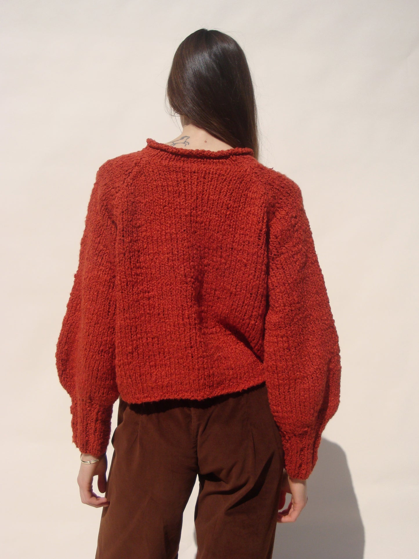 Nogu Handknit Pullover - Rust
