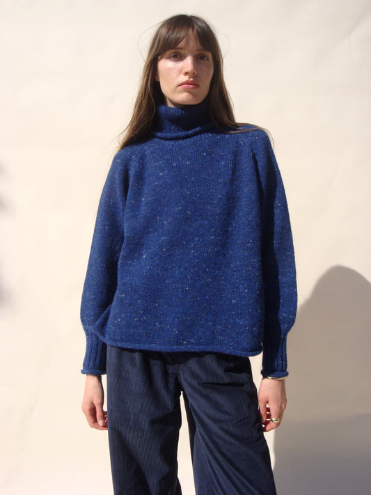 Noor Turtleneck - Cobalt