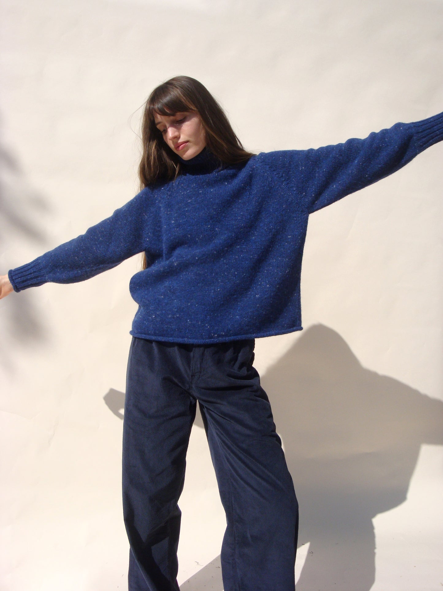 Noor Turtleneck - Cobalt