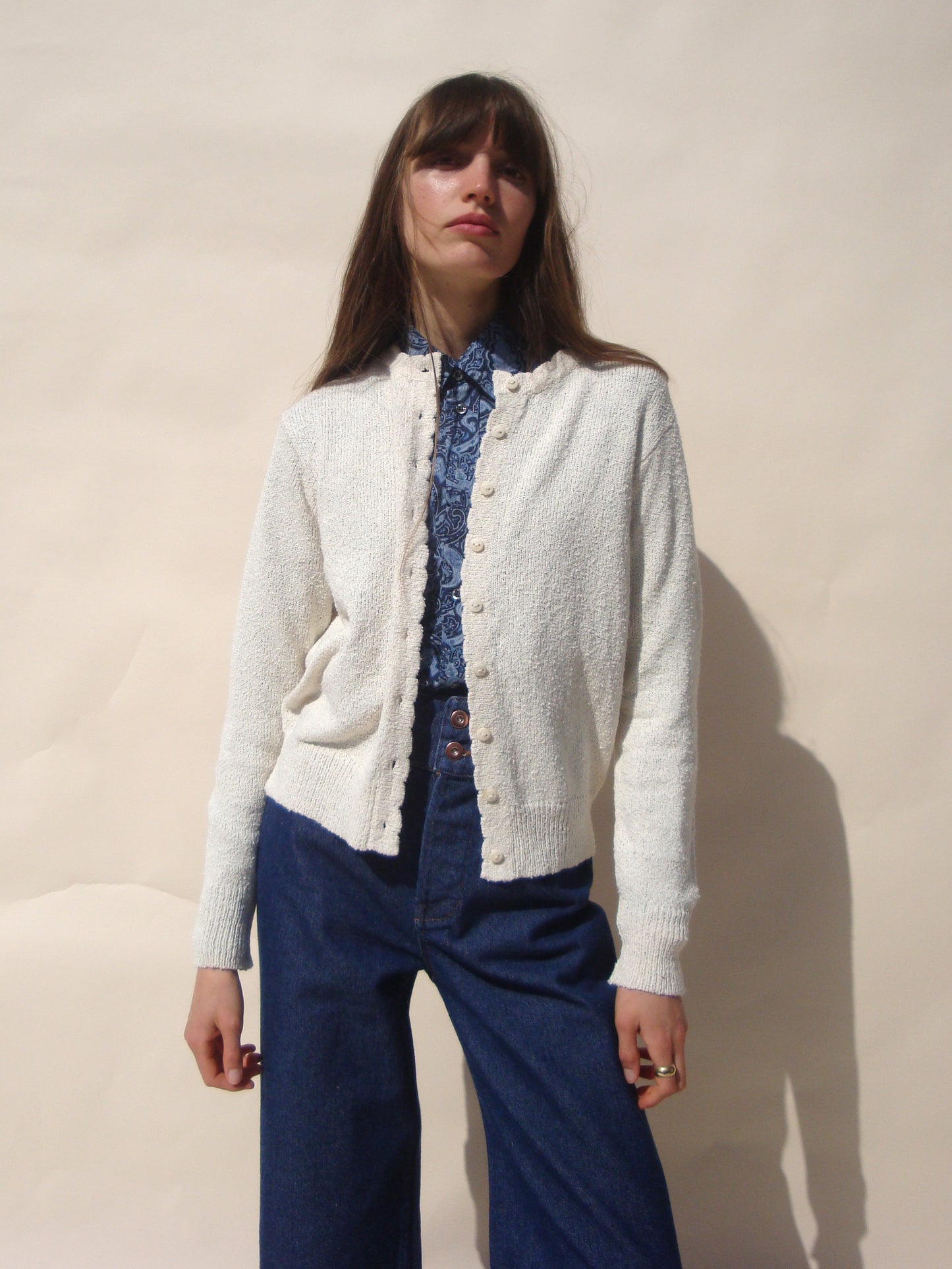 Piste Cardigan - Cream
