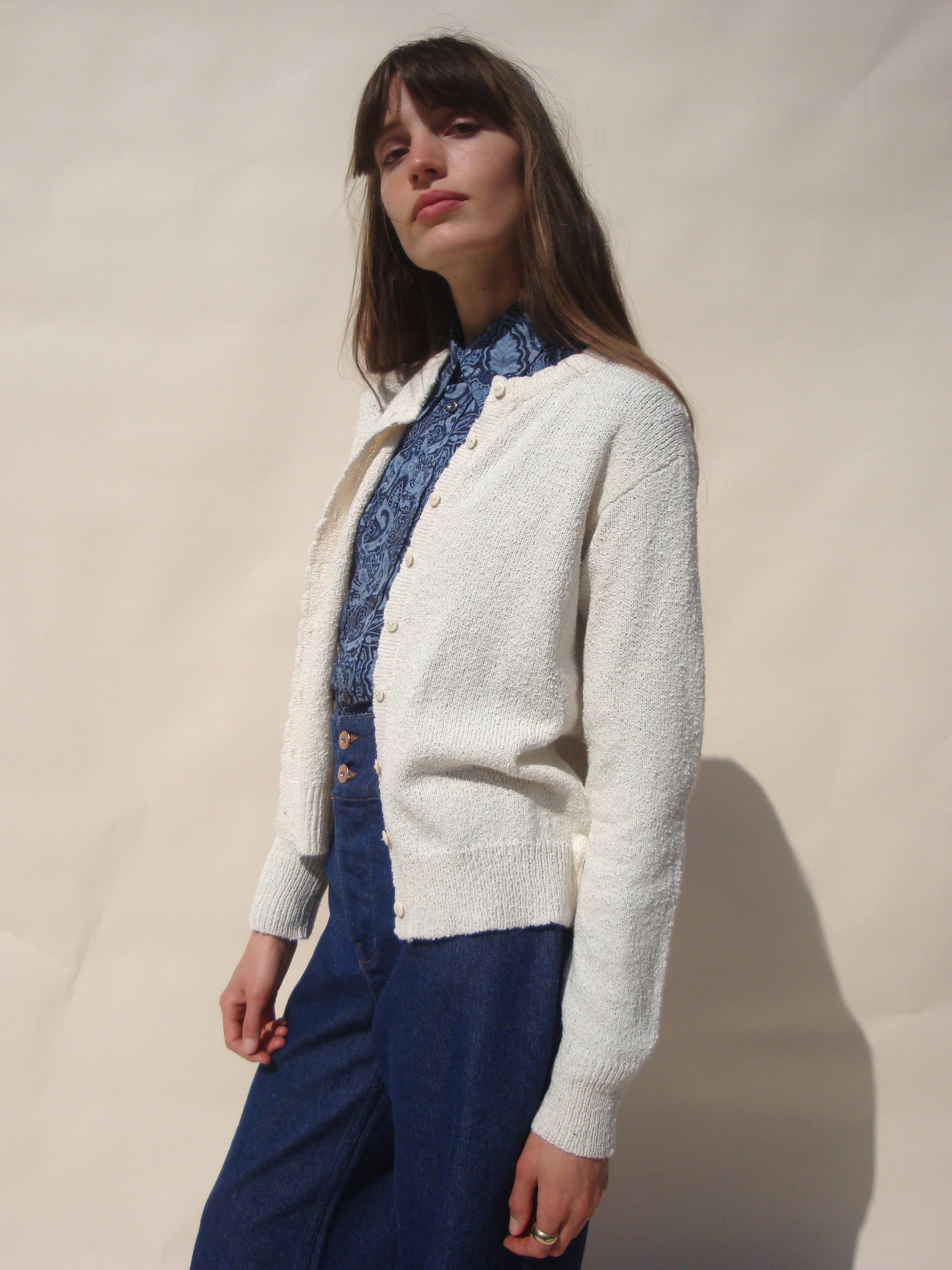 Piste Cardigan - Cream – Emma Rothkopf