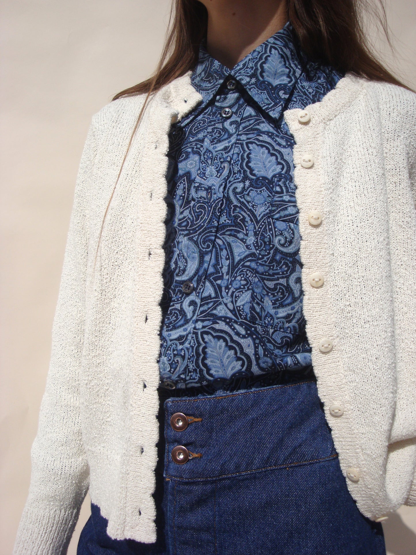 Piste Cardigan - Cream