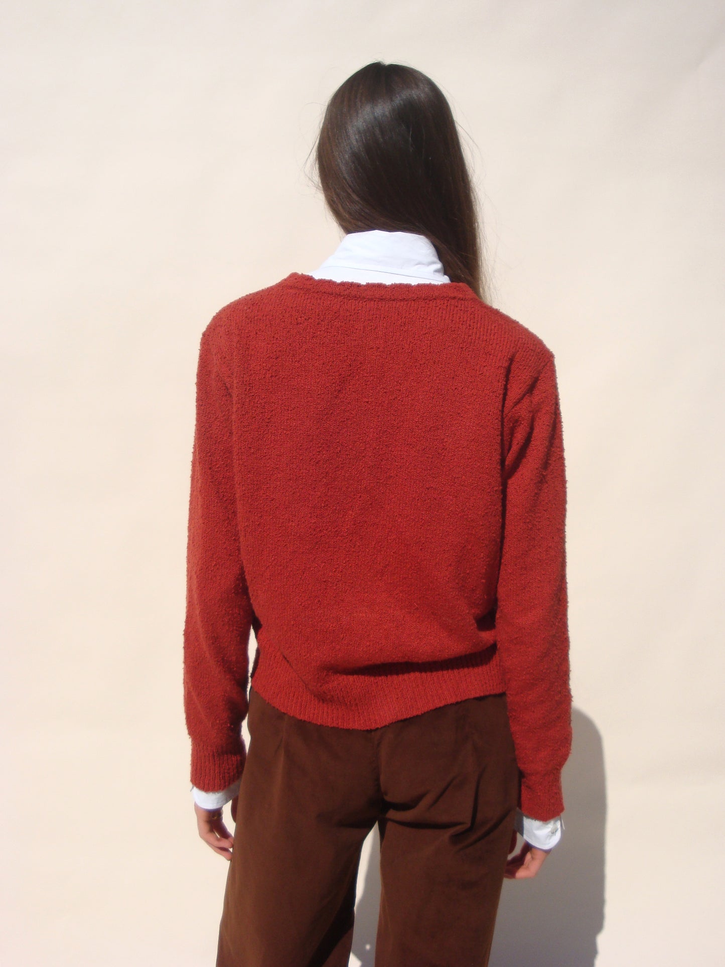 Piste Cardigan - Rust