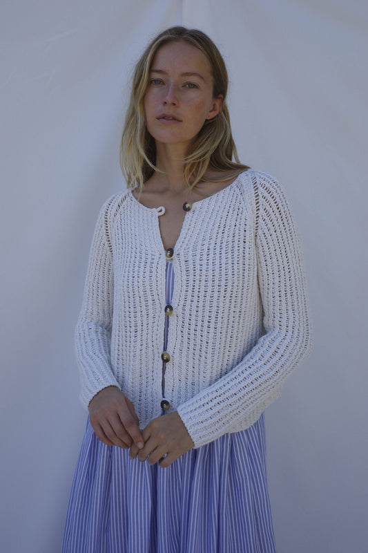 Cleo Cardigan - Salt