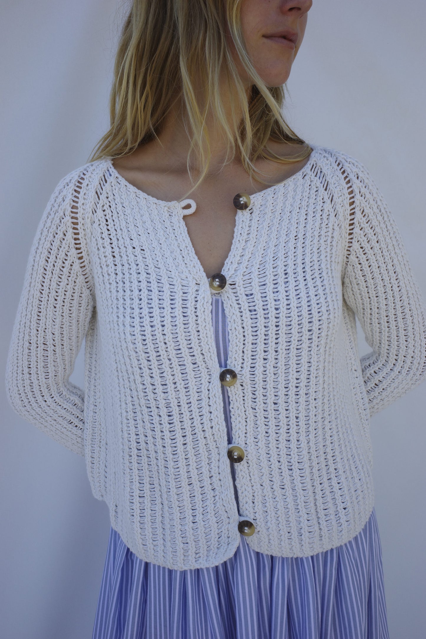 Cleo Cardigan - Salt