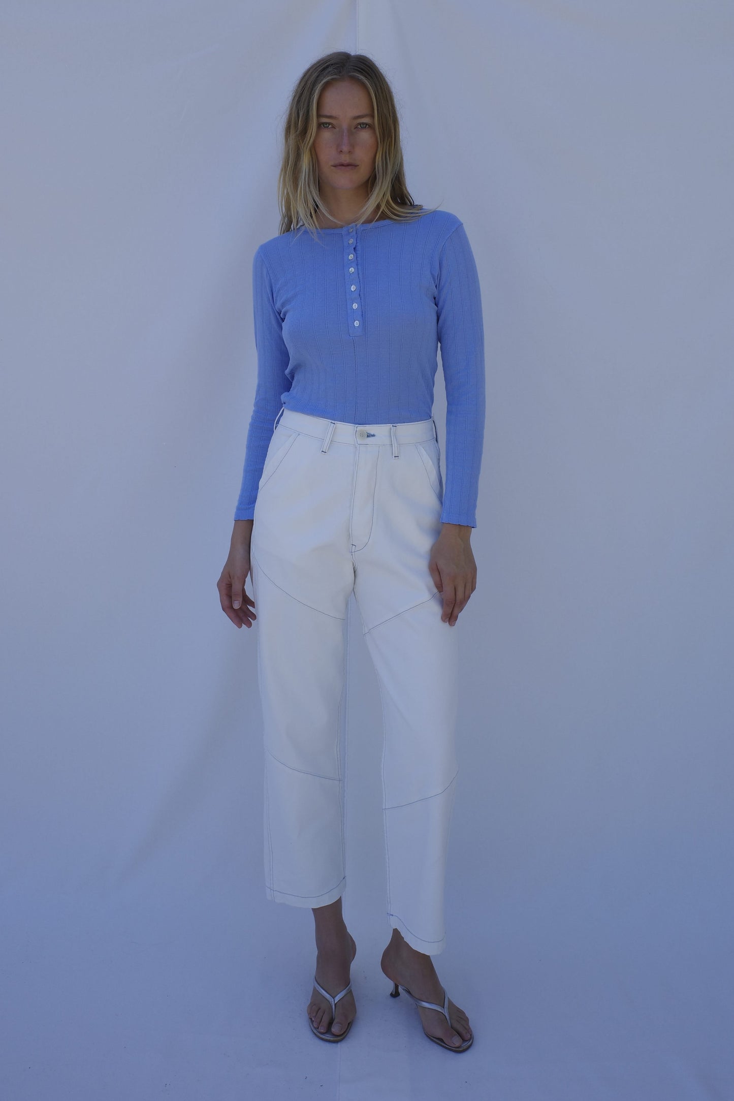 Cape Seam Pant - Salt Denim