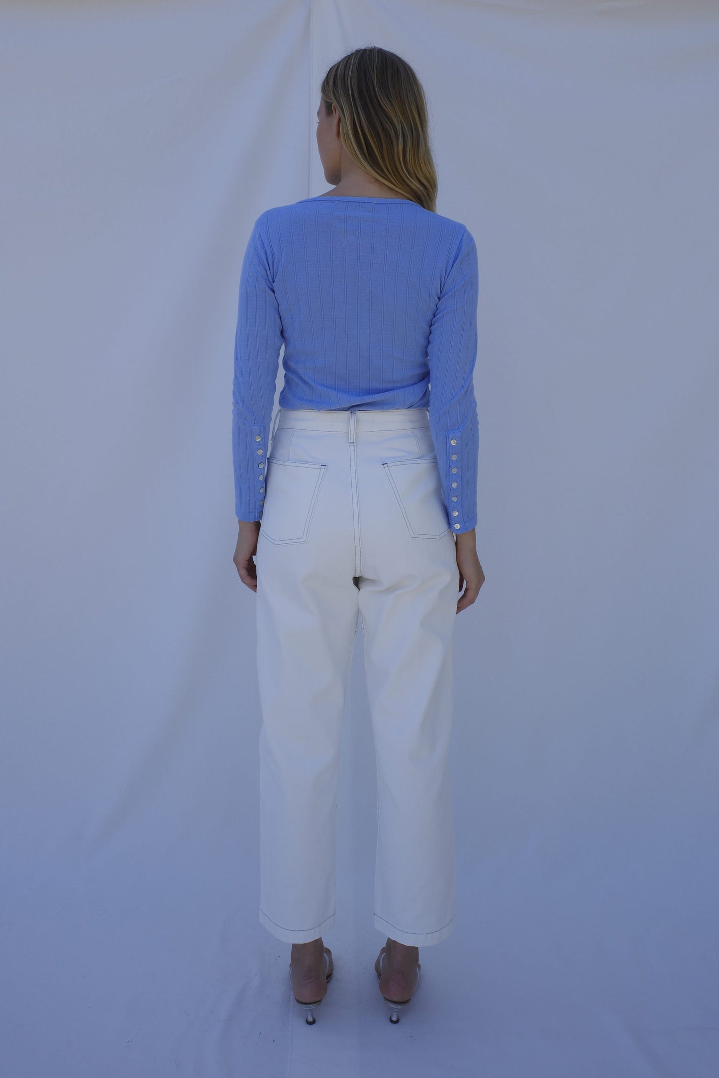 Cape Seam Pant - Salt Denim