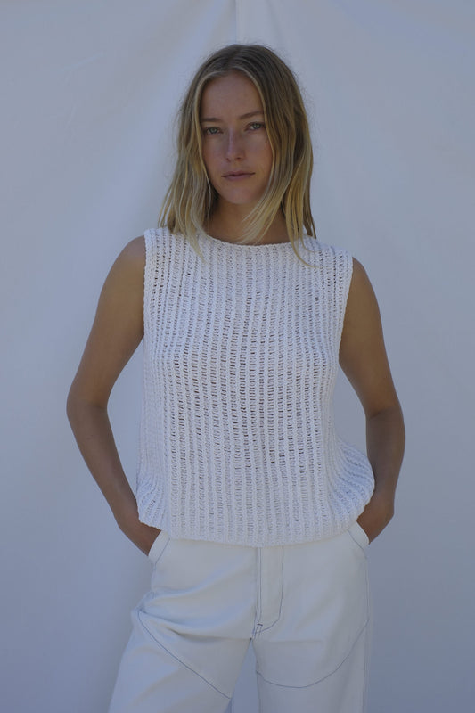 Orla Knit Shell - Salt