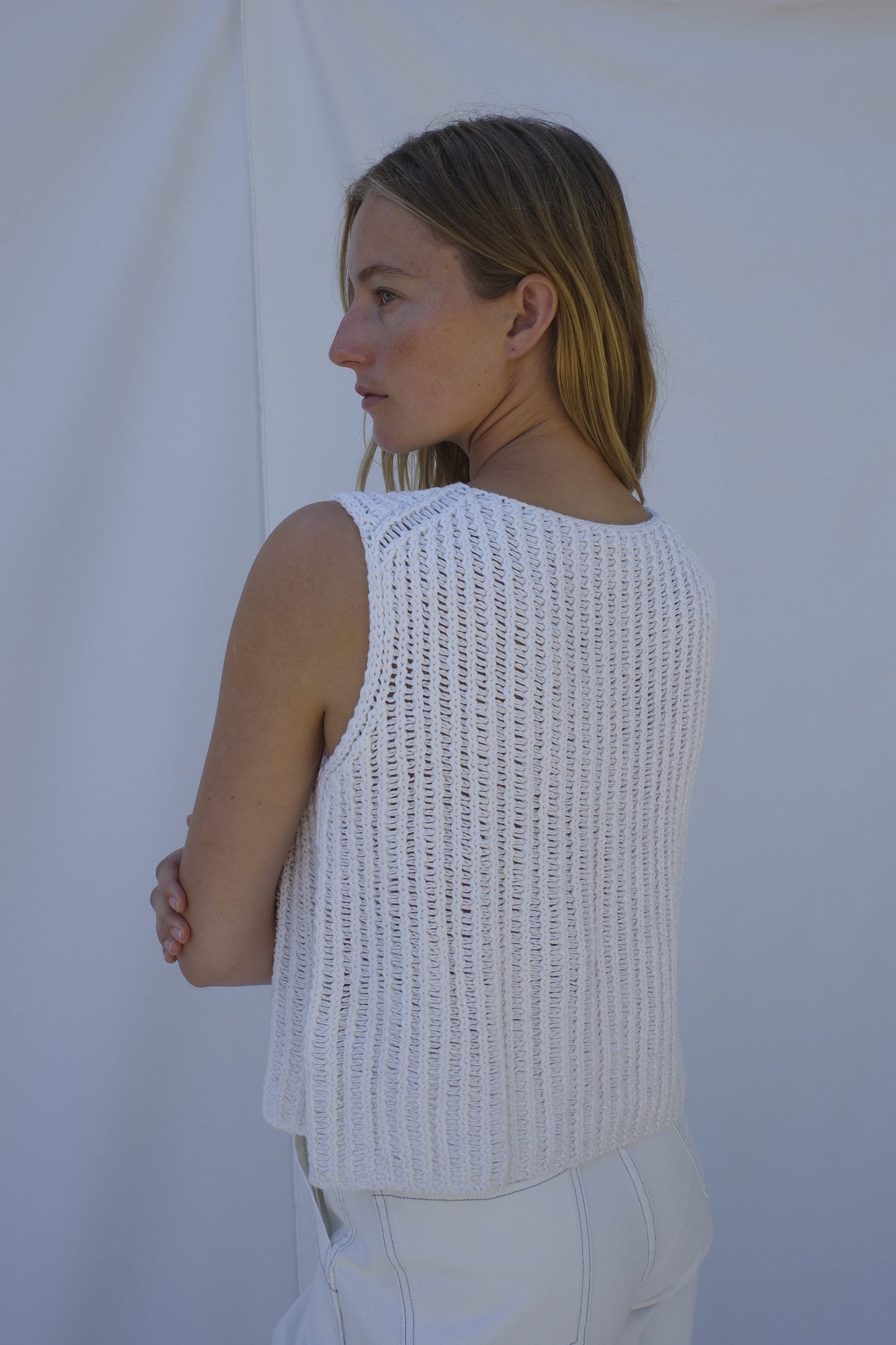 Orla Knit Shell - Salt