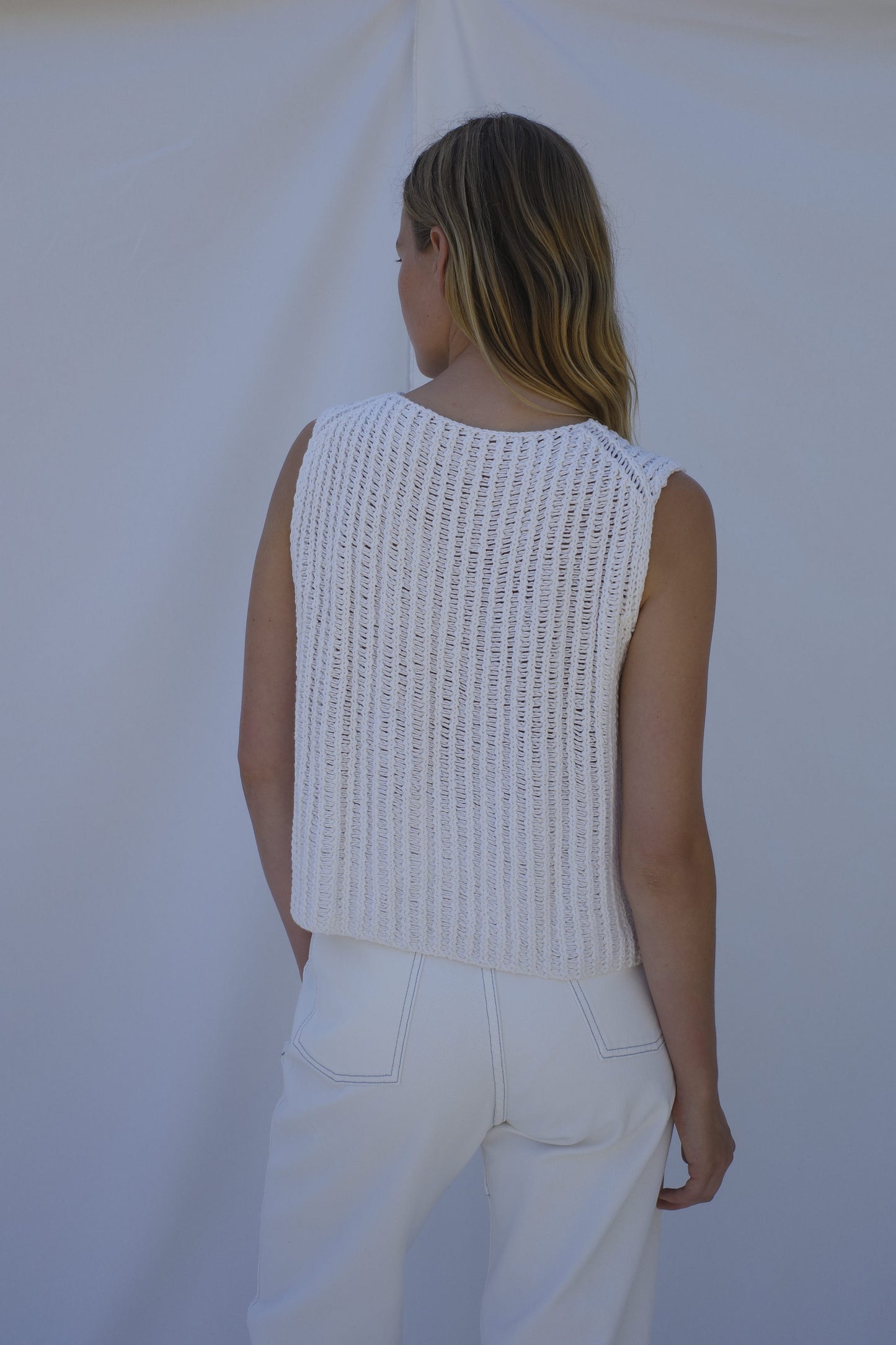 Orla Knit Shell - Salt
