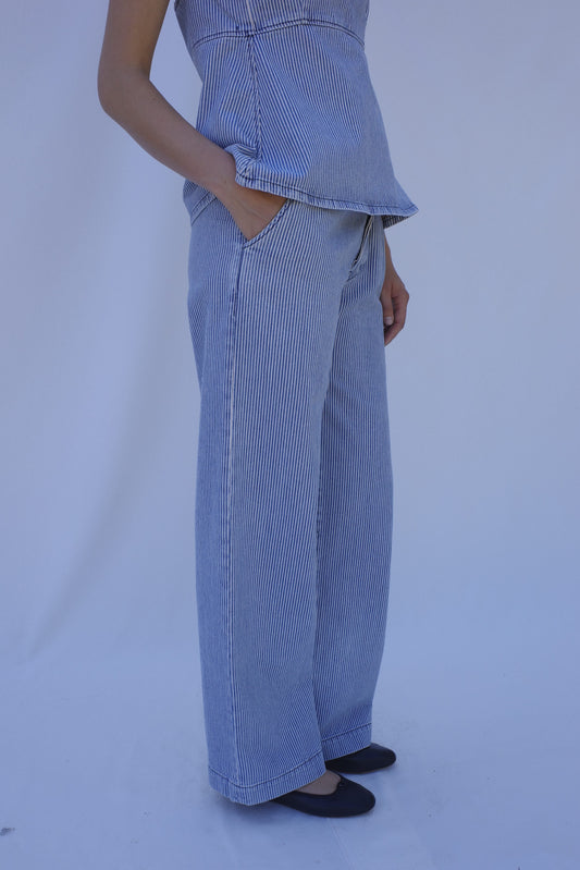 Anna Trouser - Railroad Denim
