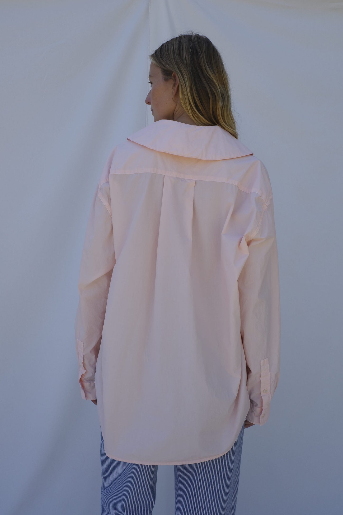 Hollis Oversized Shirt - Conch Pink