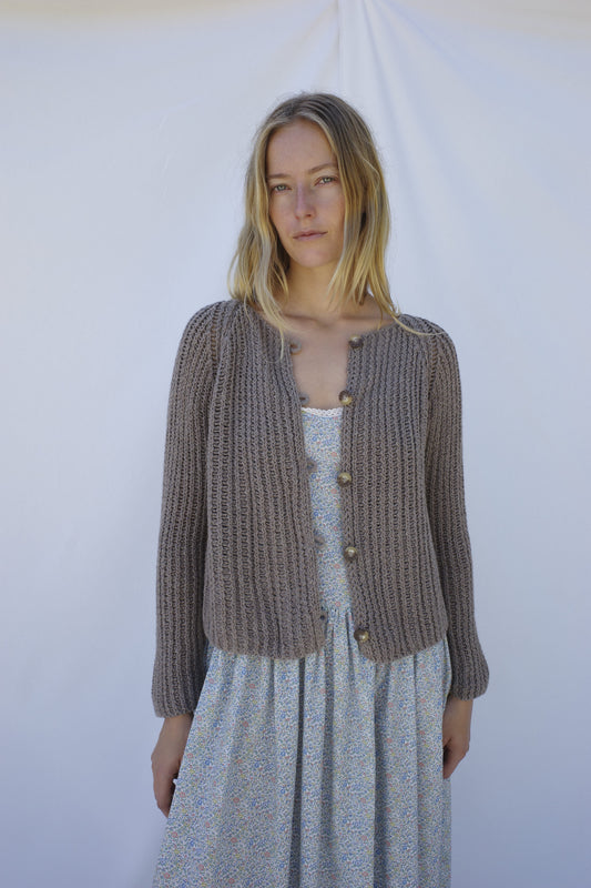 Cleo Cardigan - Stone