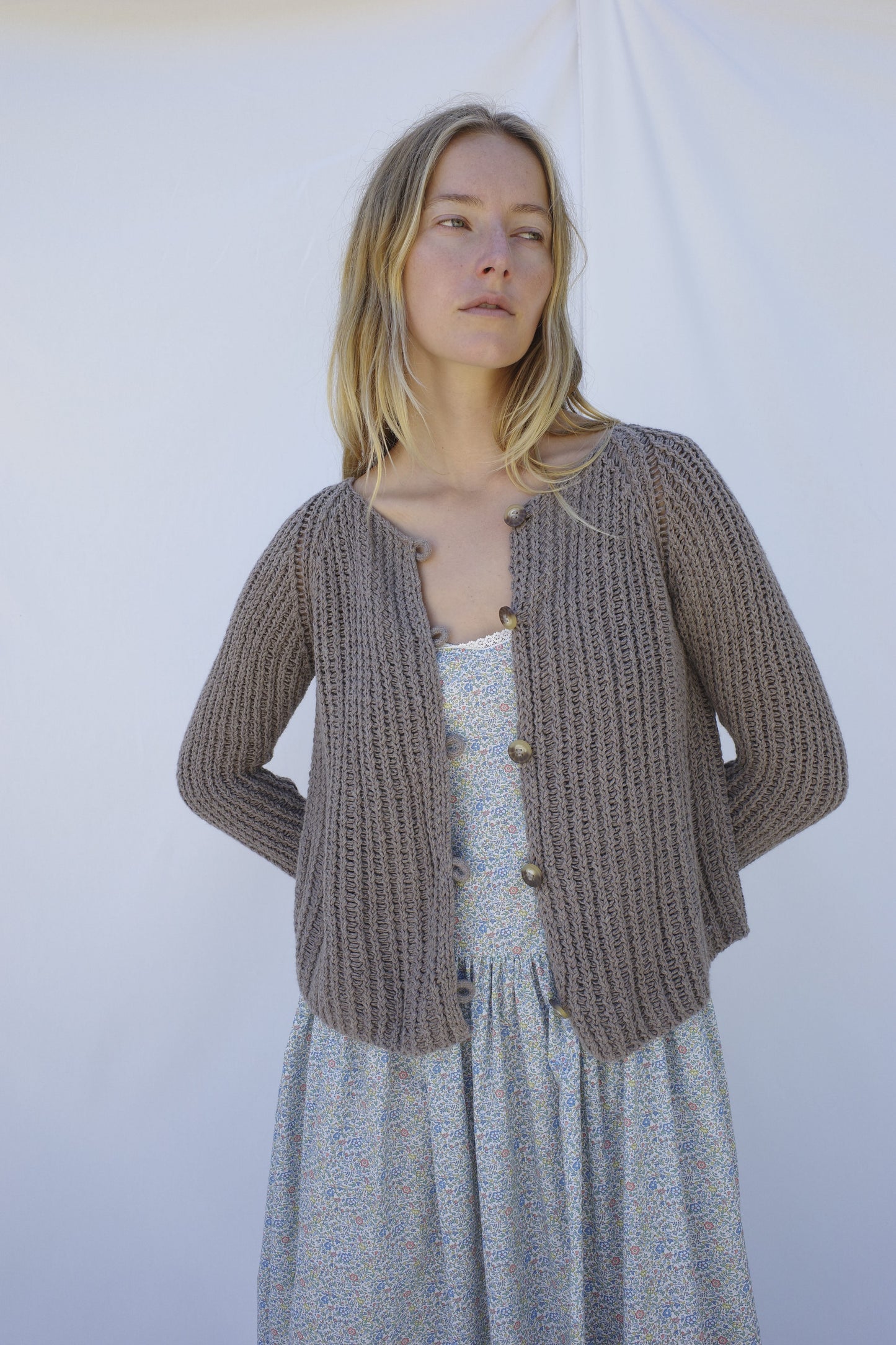 Cleo Cardigan - Stone