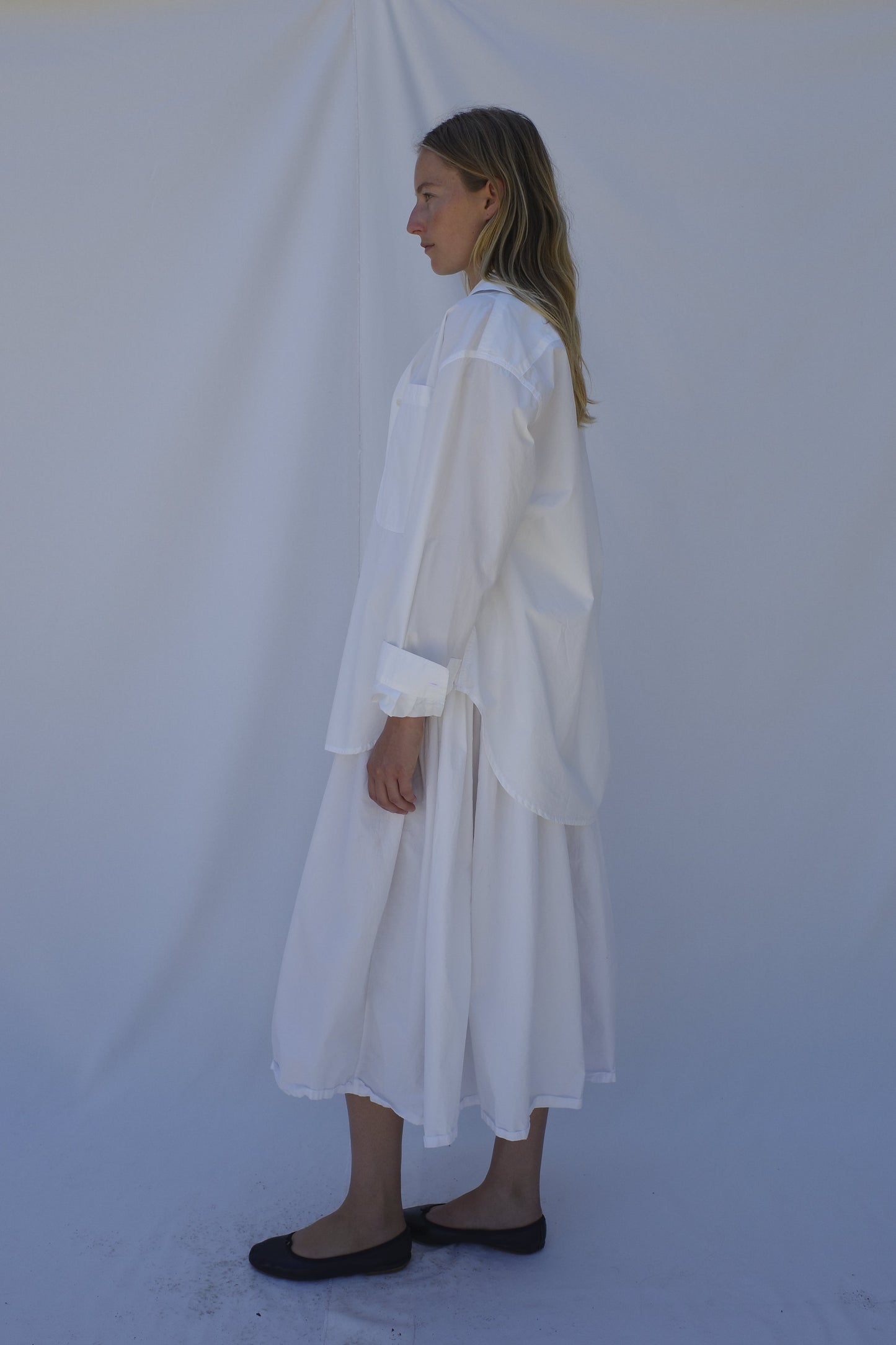 Hollis Oversized Shirt - Salt