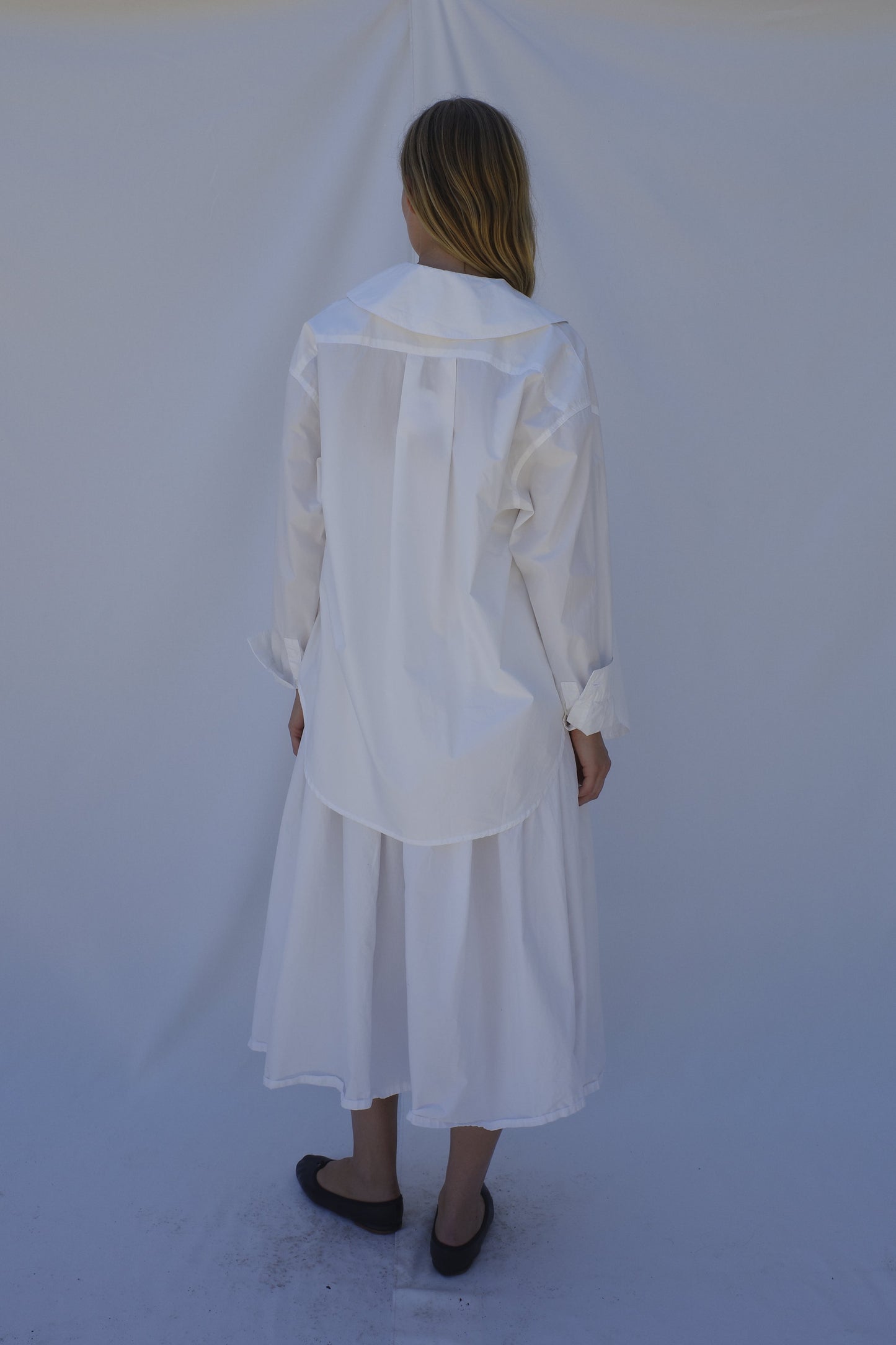 Hollis Oversized Shirt - Salt