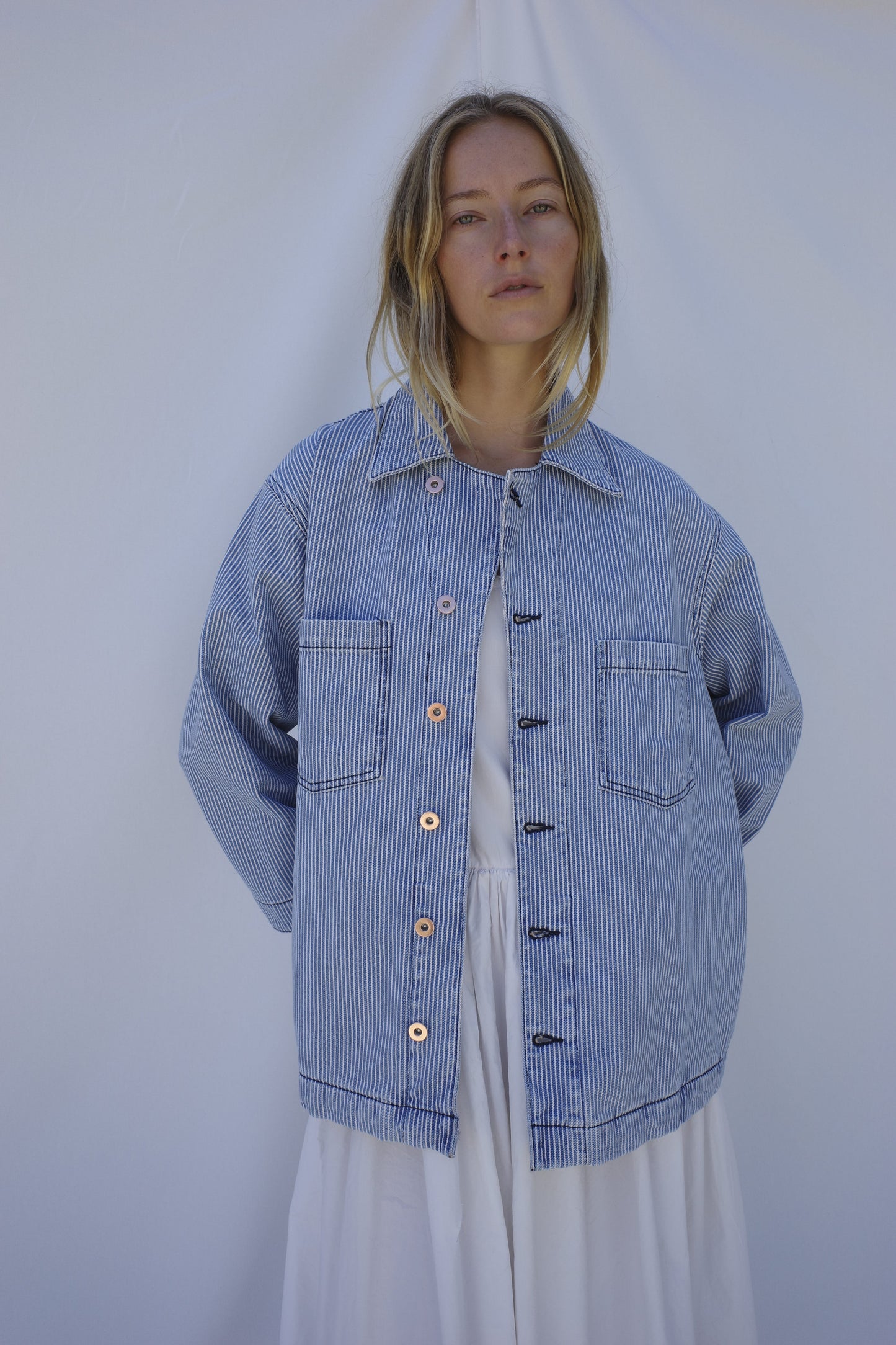 Cedar Swing Jacket - Railroad Denim