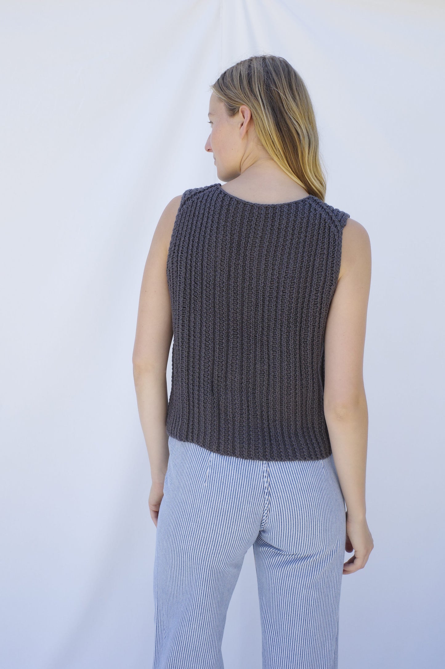 Orla Knit Shell - Charcoal