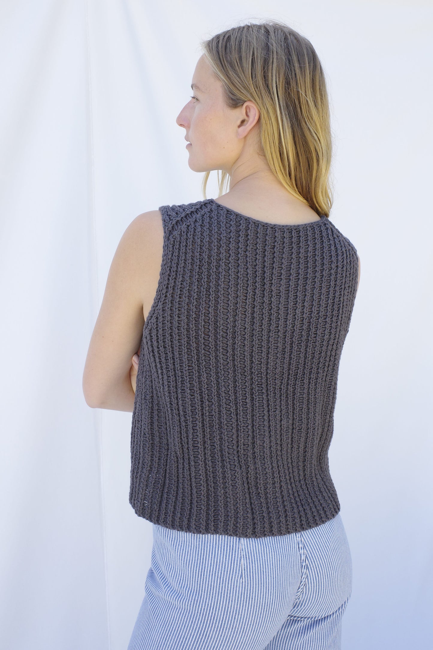 Orla Knit Shell - Charcoal