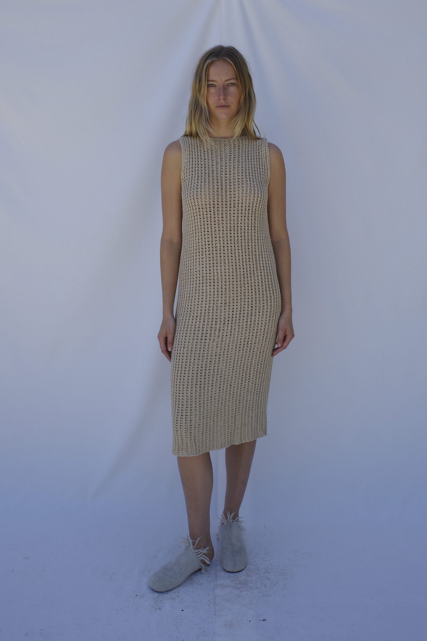 Rae Knit Dress - Sand
