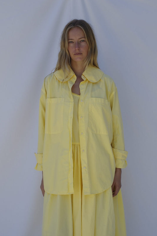 Hollis Oversized Shirt - Lemon