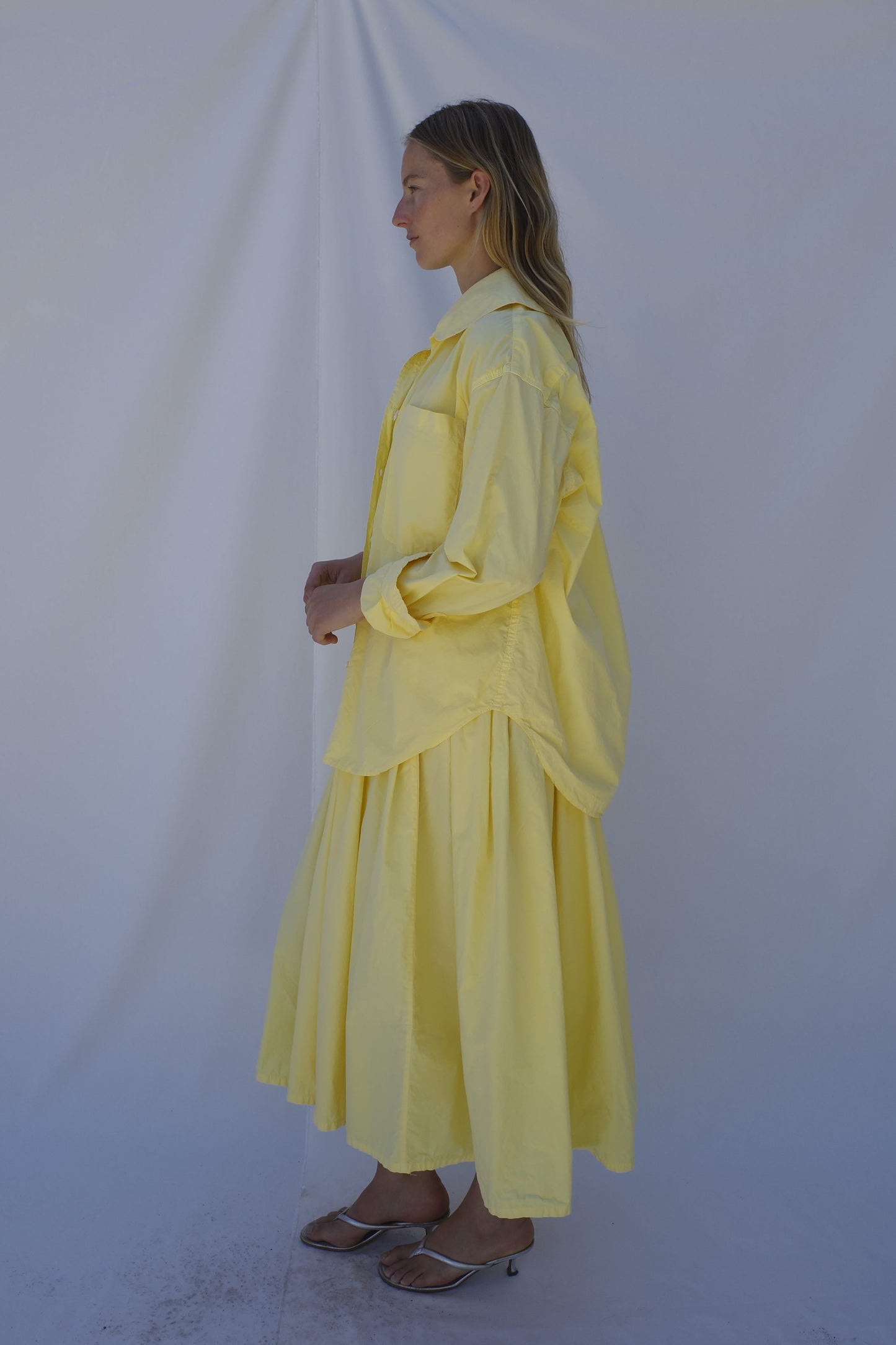 Hollis Oversized Shirt - Lemon