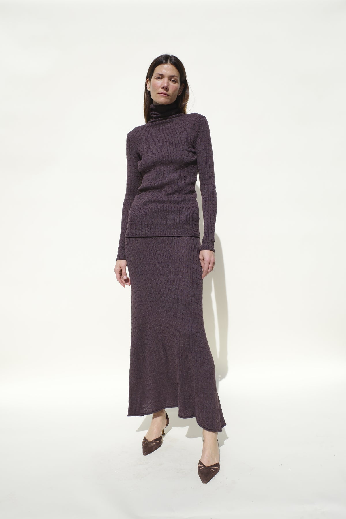 Papier Second Skin Skirt - Cocoa