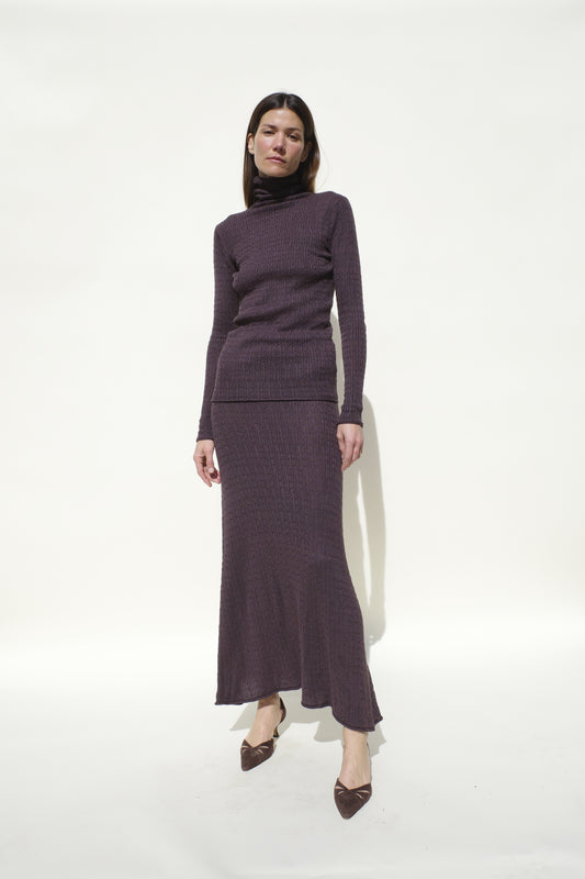 Papier Second Skin Skirt - Cocoa