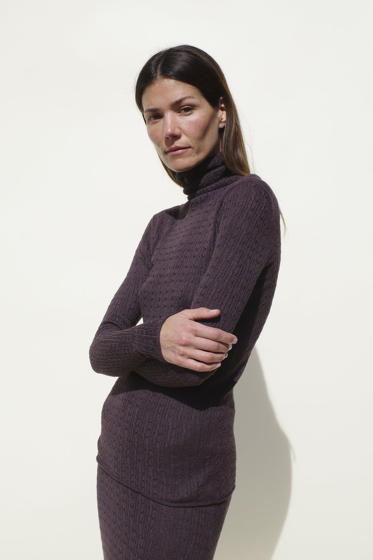 Rose Second Skin Turtleneck - Cocoa