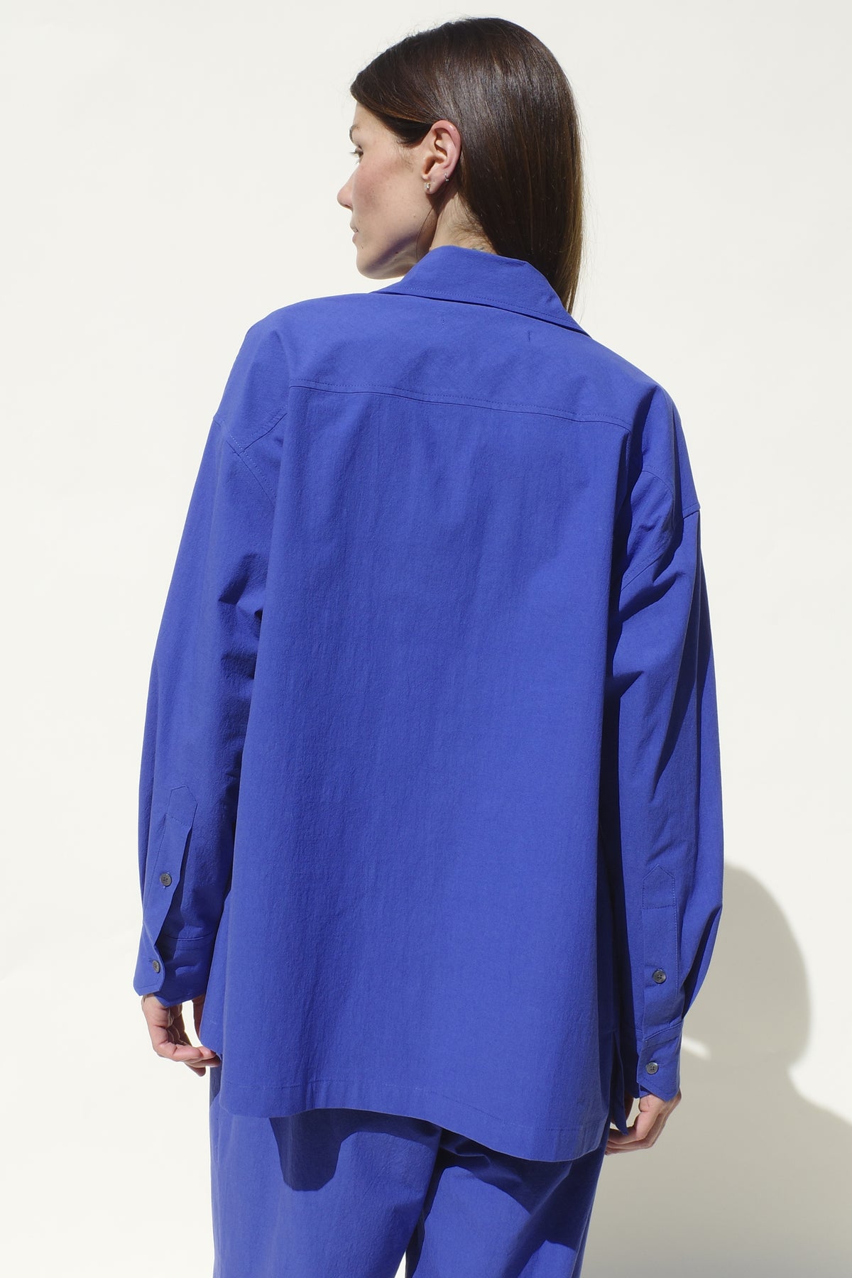 Cordelia Button Down - Cobalt
