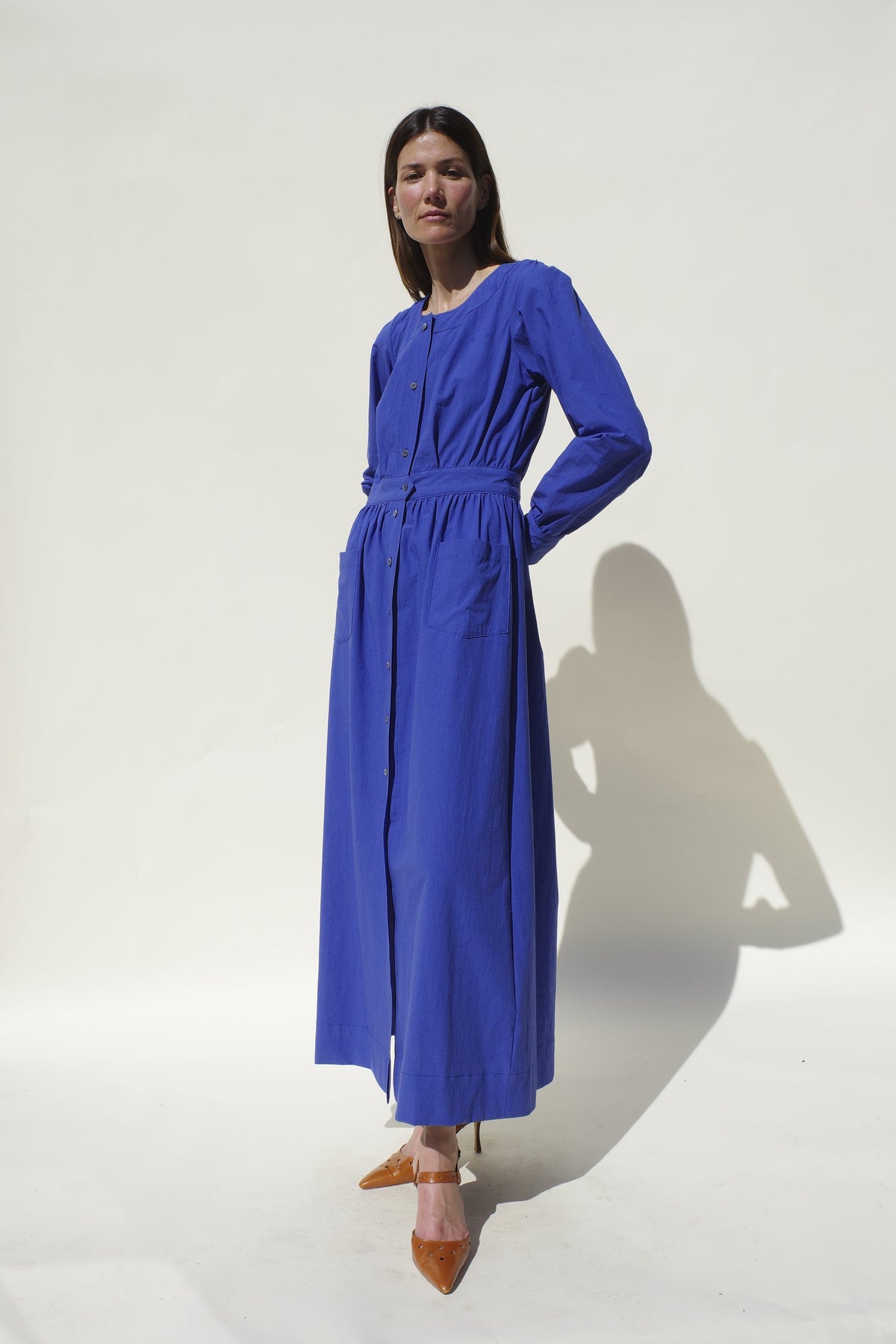 Nida Dress - Cobalt
