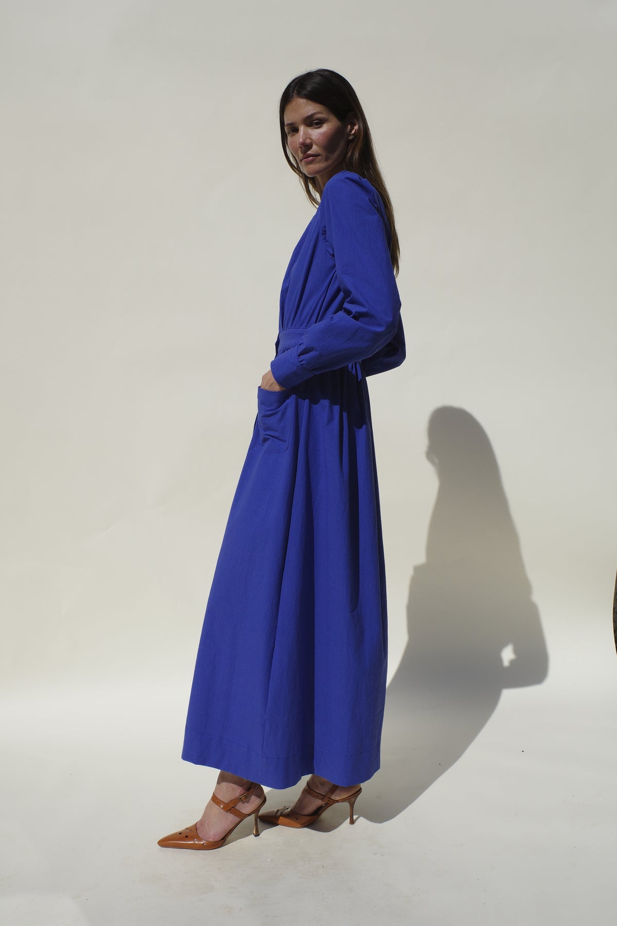 Nida Dress - Cobalt