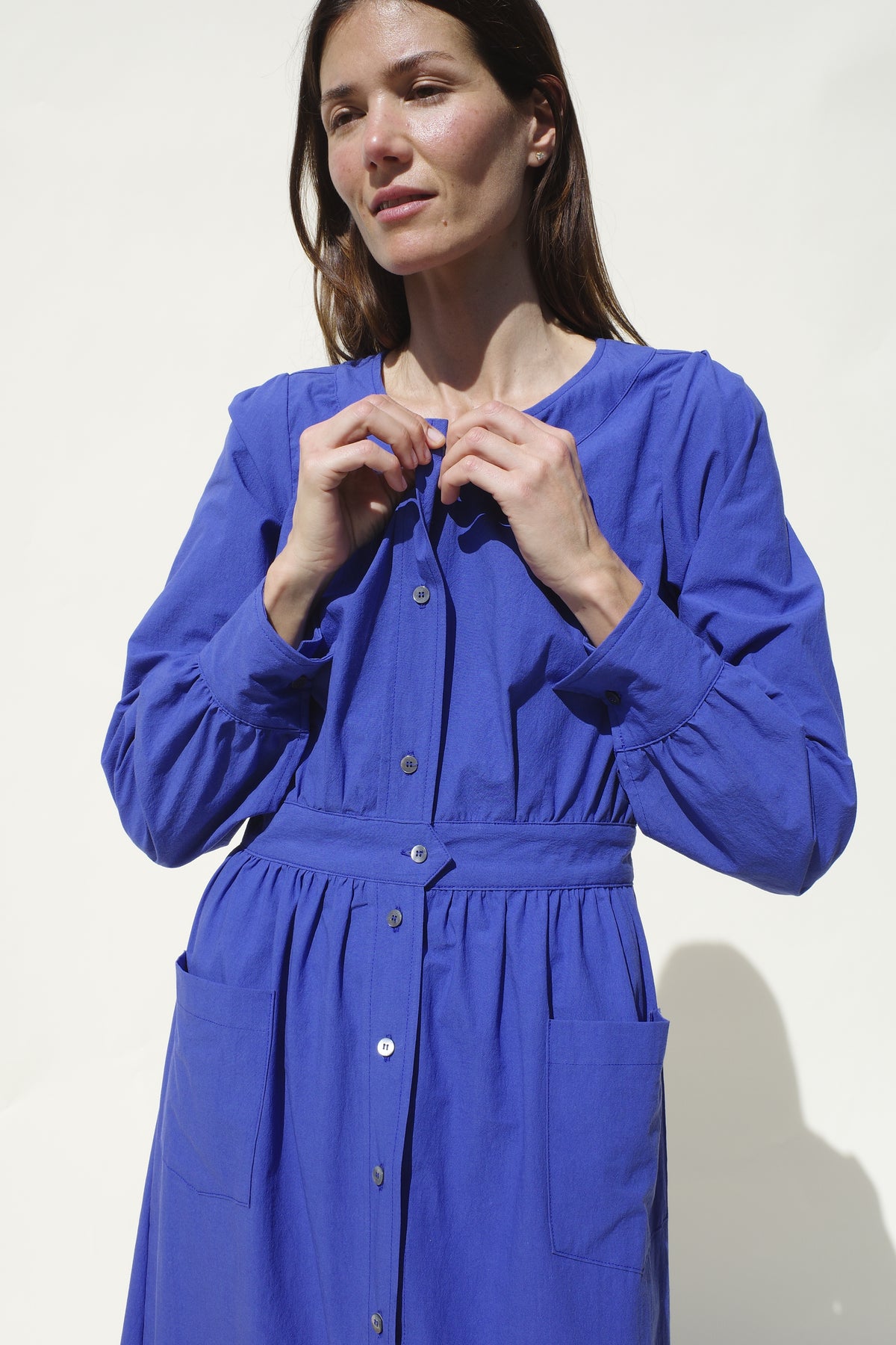 Nida Dress - Cobalt