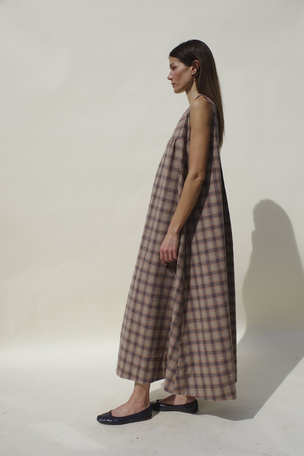 Iona Dress - Desert Plaid