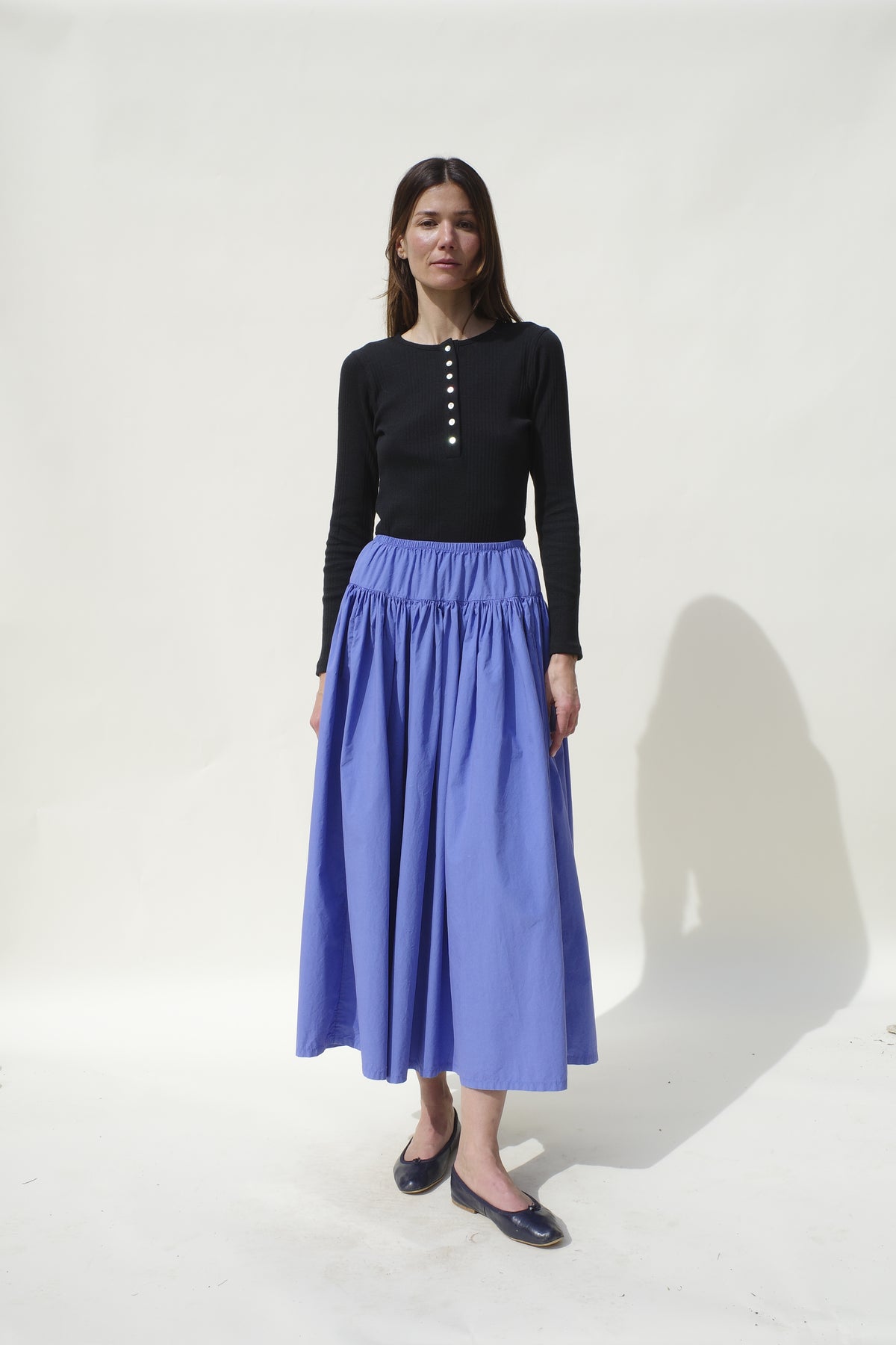 Eyer Skirt - Faded Cobalt