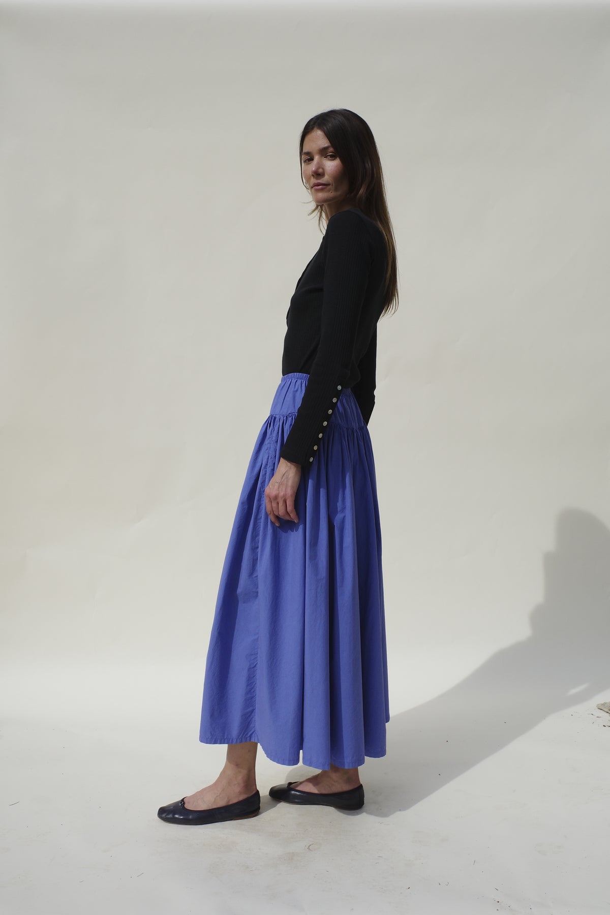 Eyer Skirt - Faded Cobalt