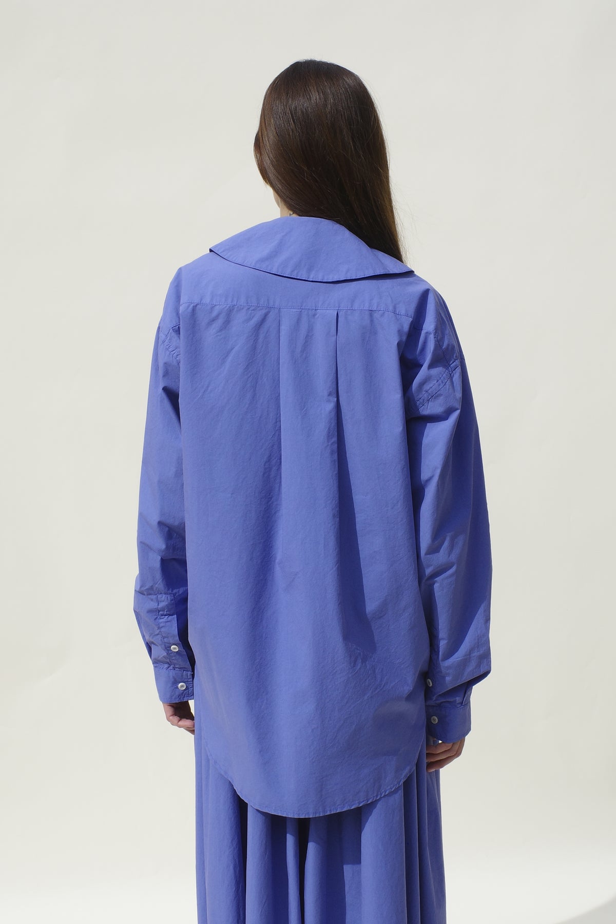 Hollis Oversized Shirt - Washed Cobalt