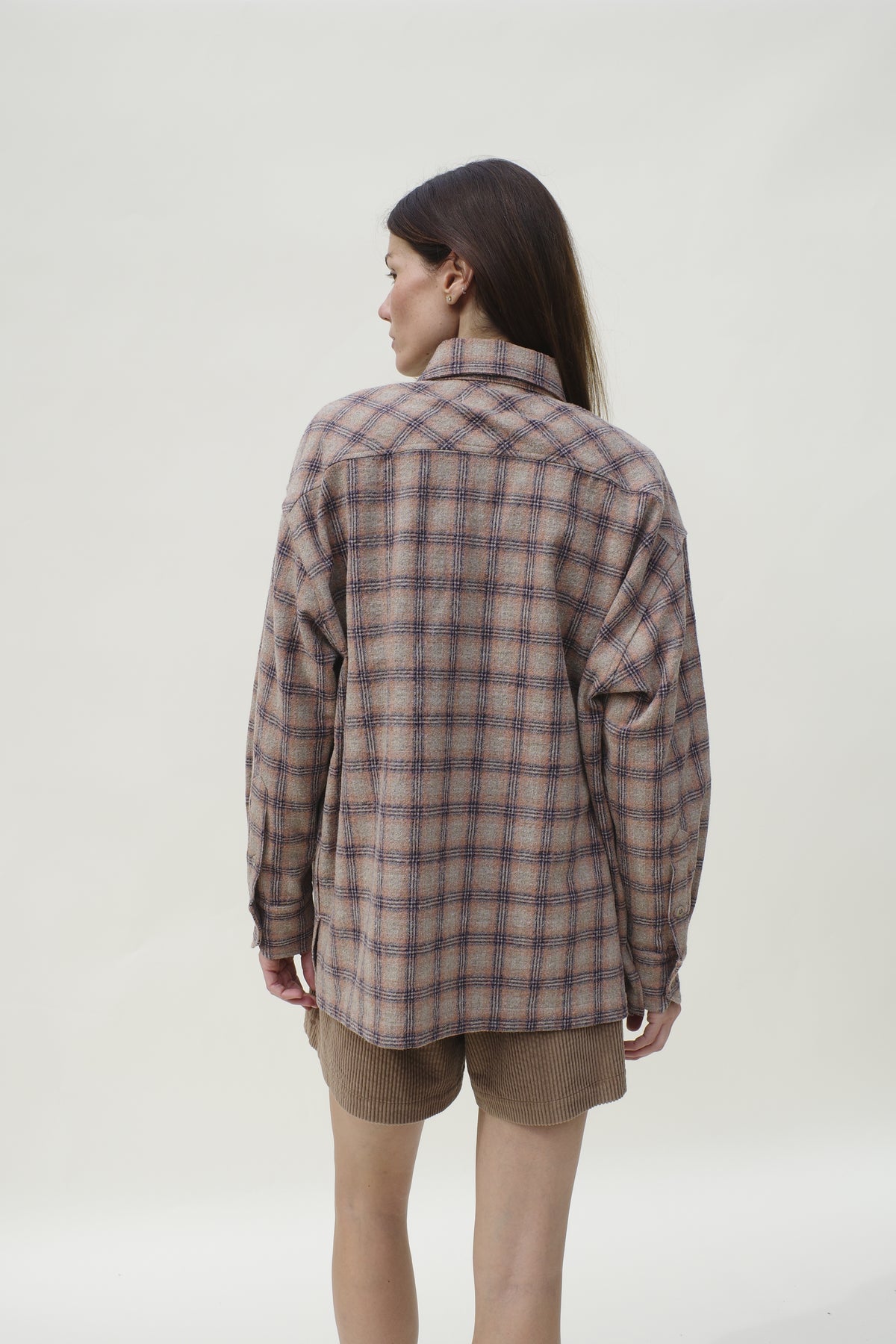 Cordelia Button Down - Desert Plaid
