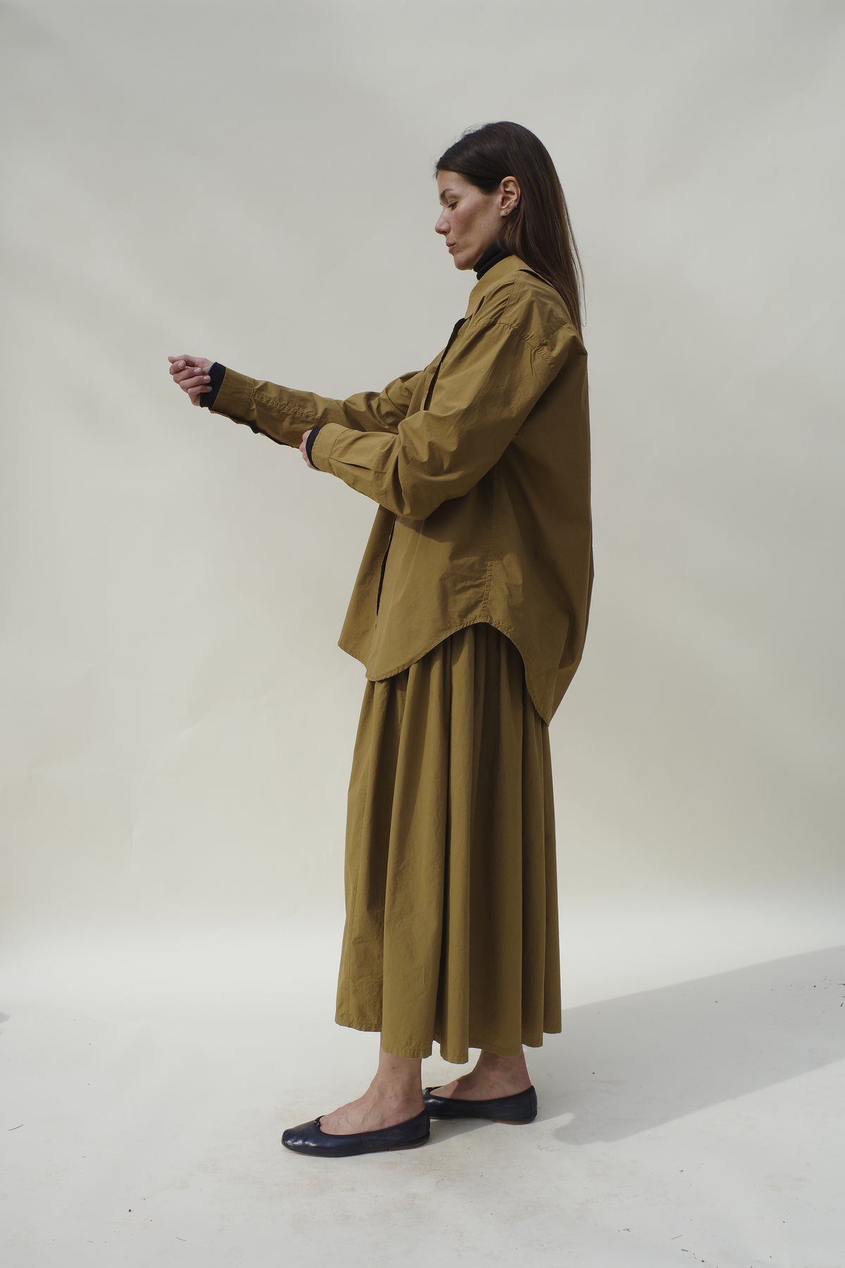 Hollis Oversized Shirt - Tobacco