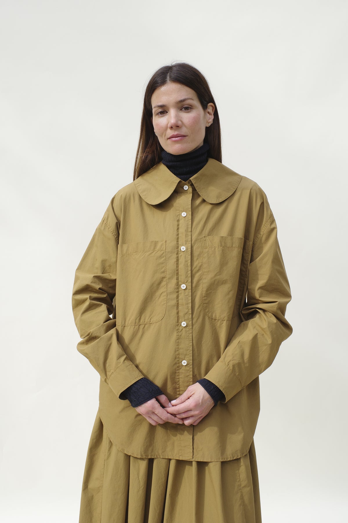 Hollis Oversized Shirt - Tobacco