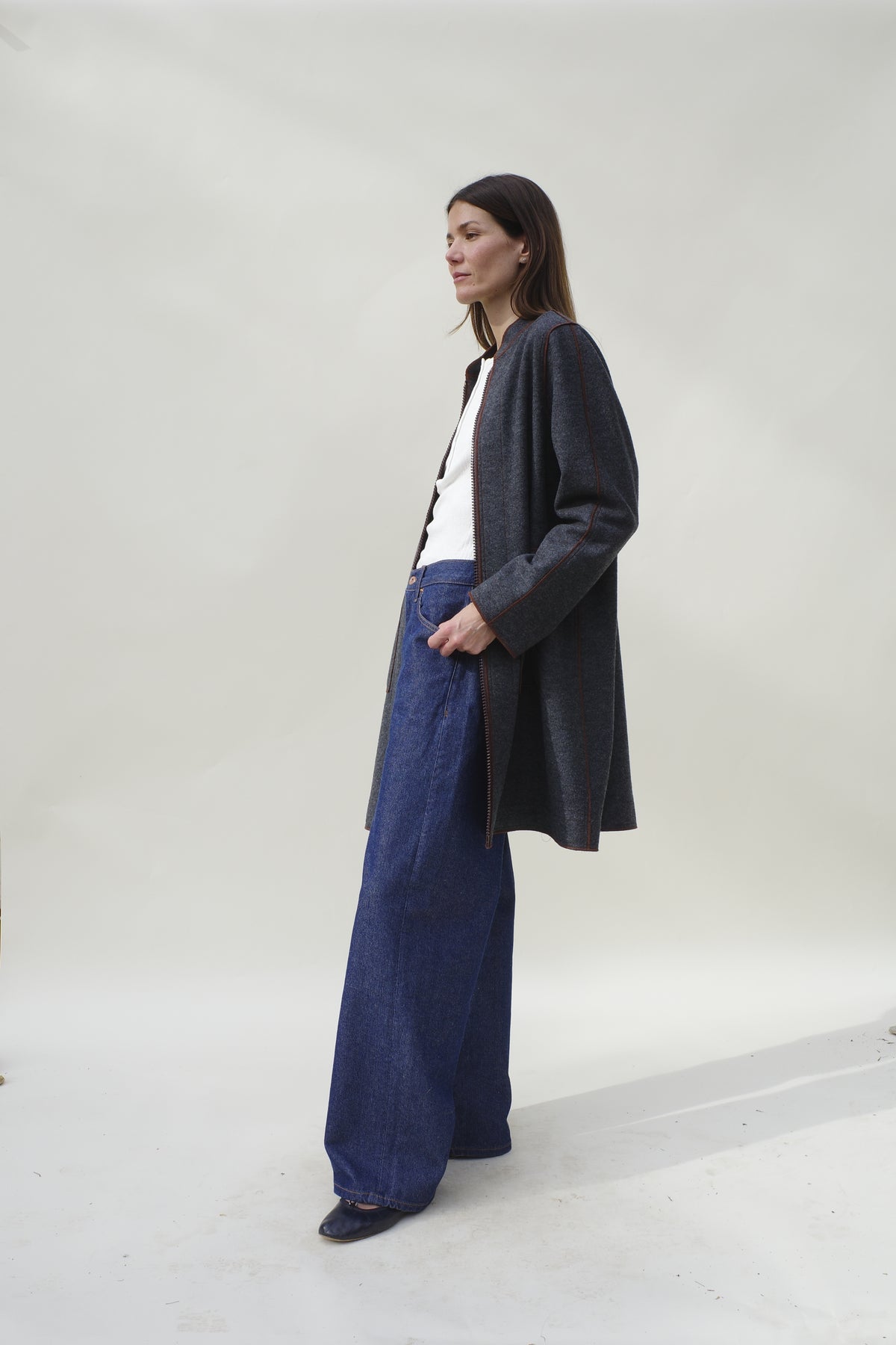 Gertrude Jacket - Charcoal