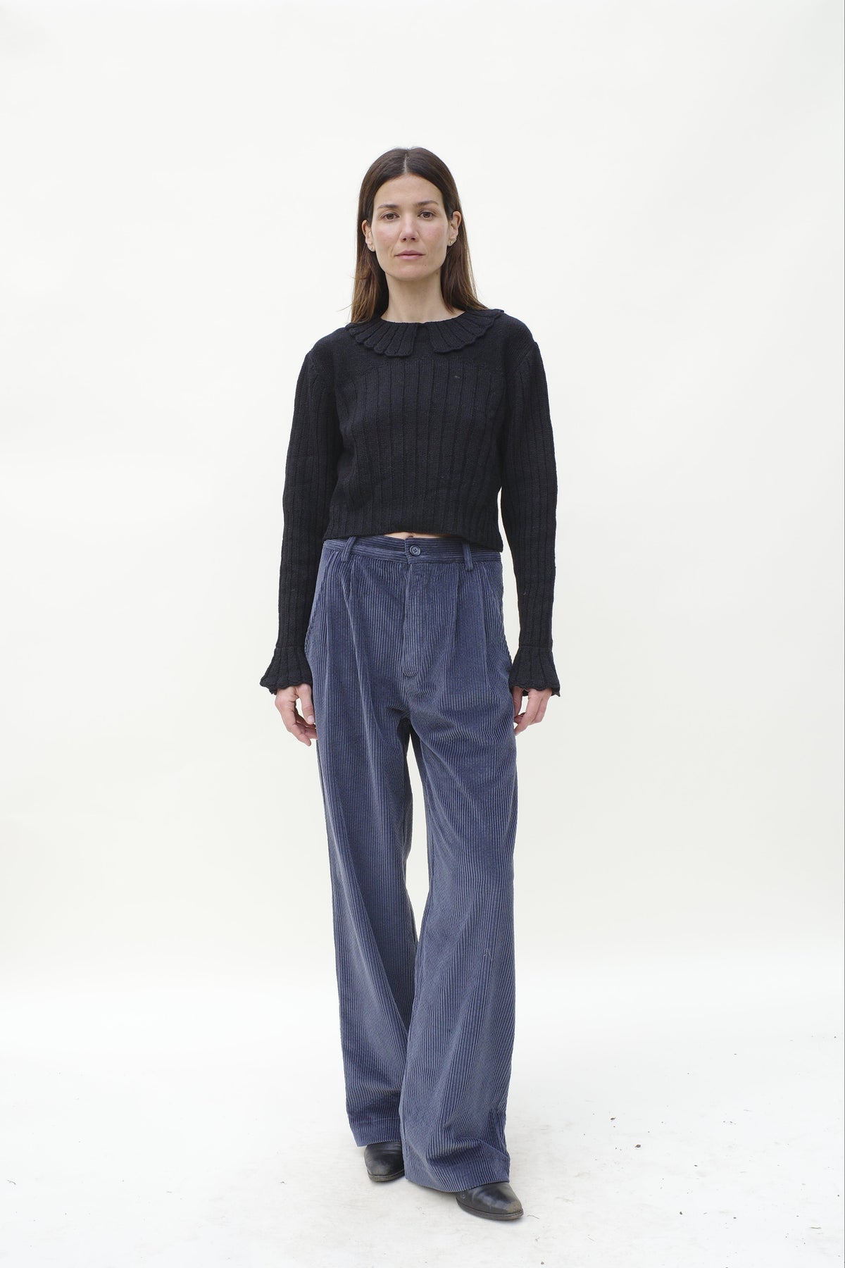 Tati Trouser - Slate Blue