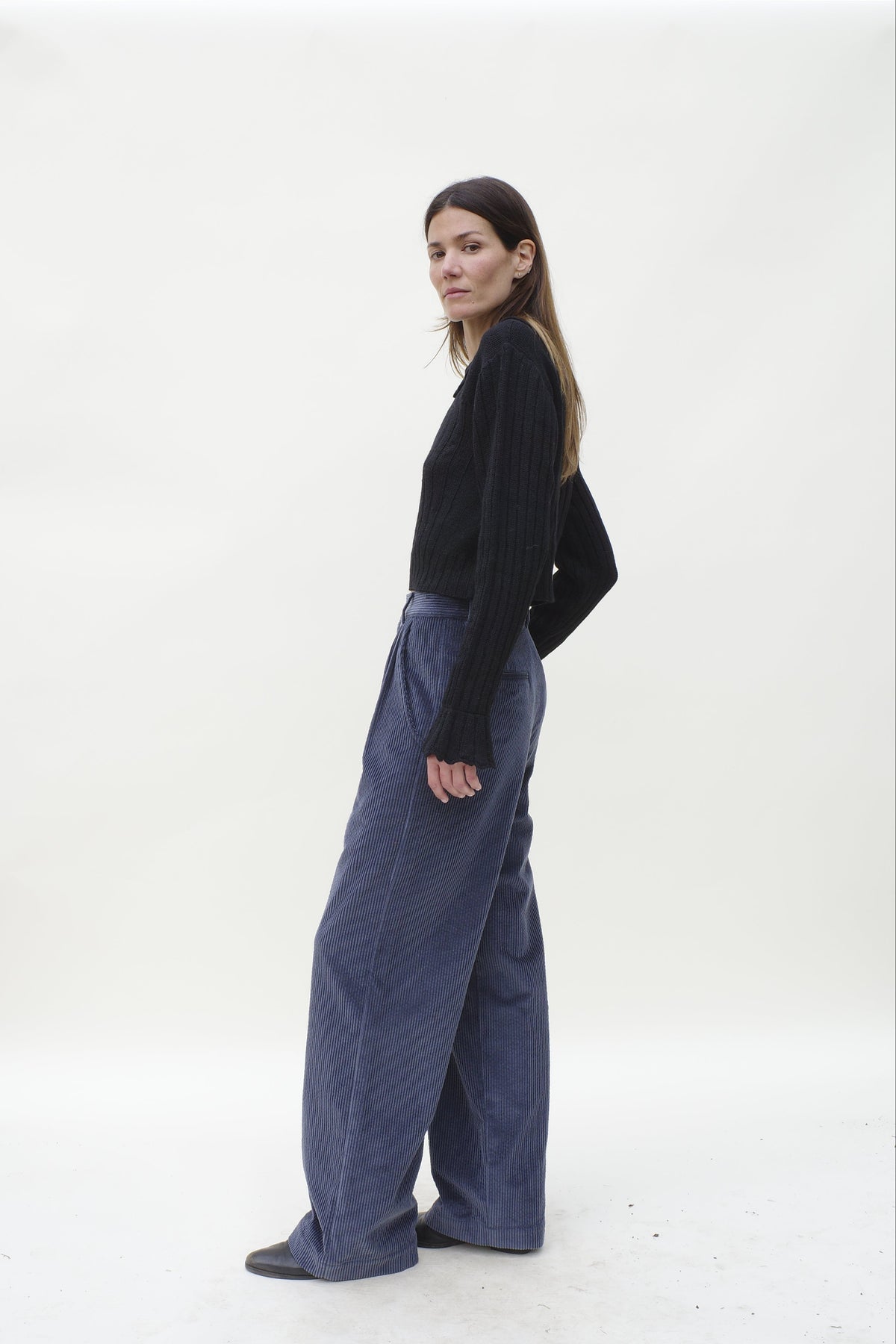 Tati Trouser - Slate Blue