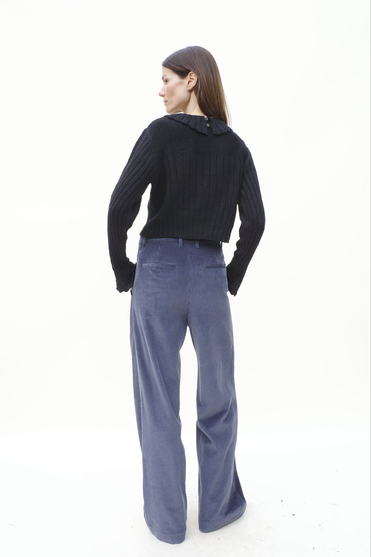 Tati Trouser - Slate Blue