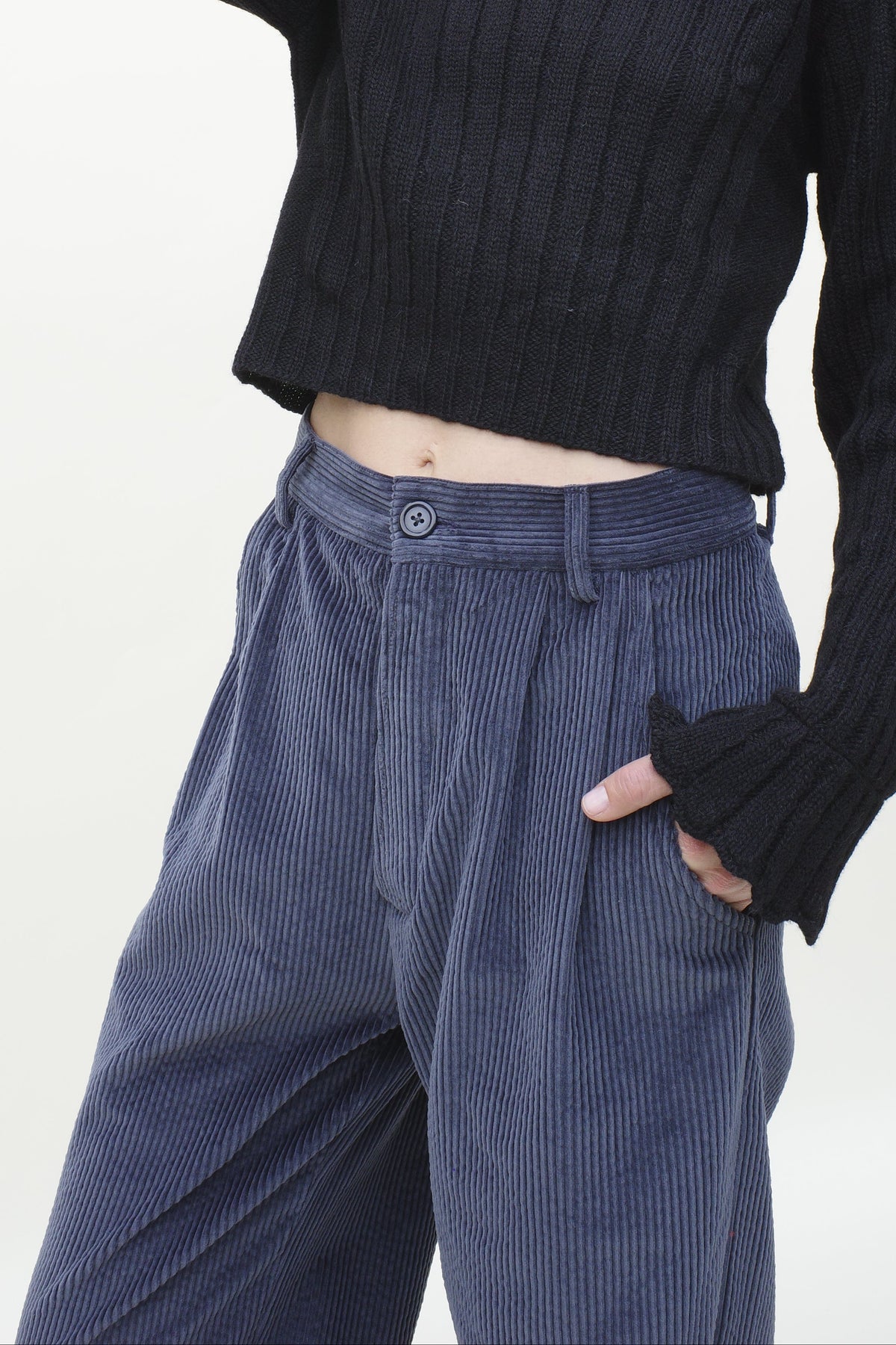 Tati Trouser - Slate Blue