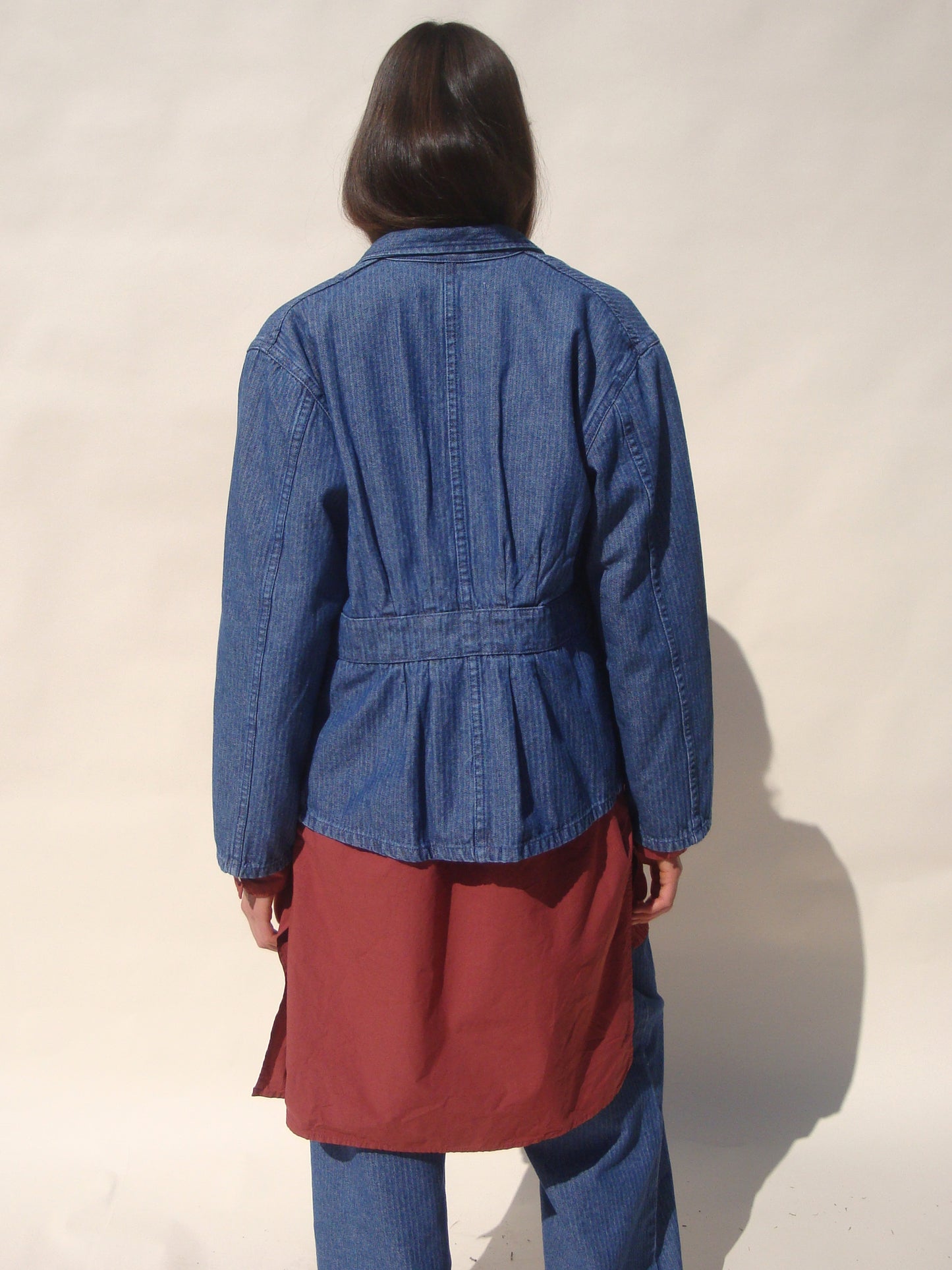 Rue Jacket - Denim Herringbone